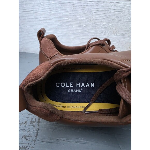Cole Haan Grand Plus Crosscourt C36924 Sneakers Mens Sz 10.5 British Tan Leather main image 6